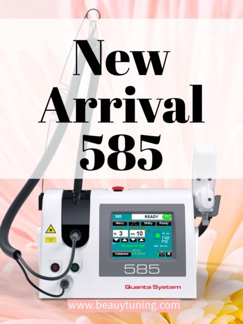 585レーザー（Quanta System 585）を導入しました