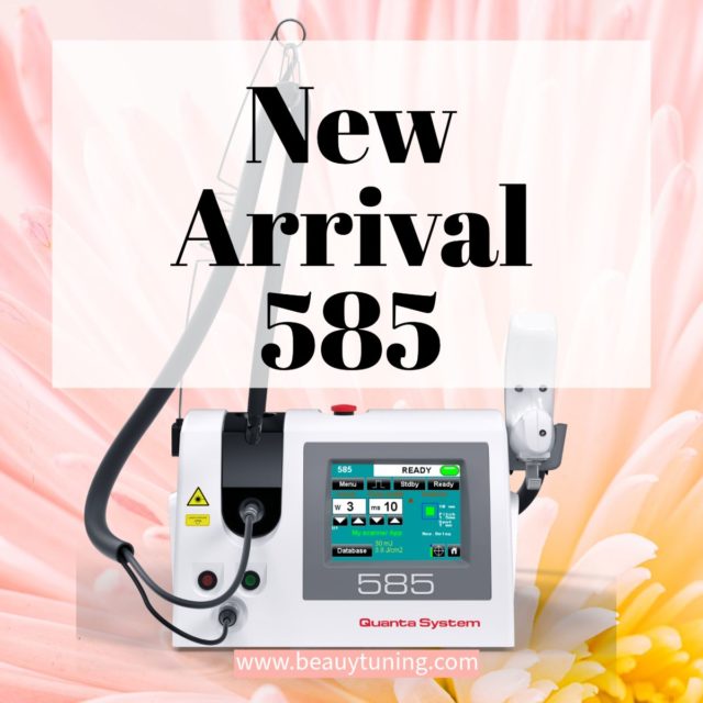 585レーザー（Quanta System 585）を導入しました